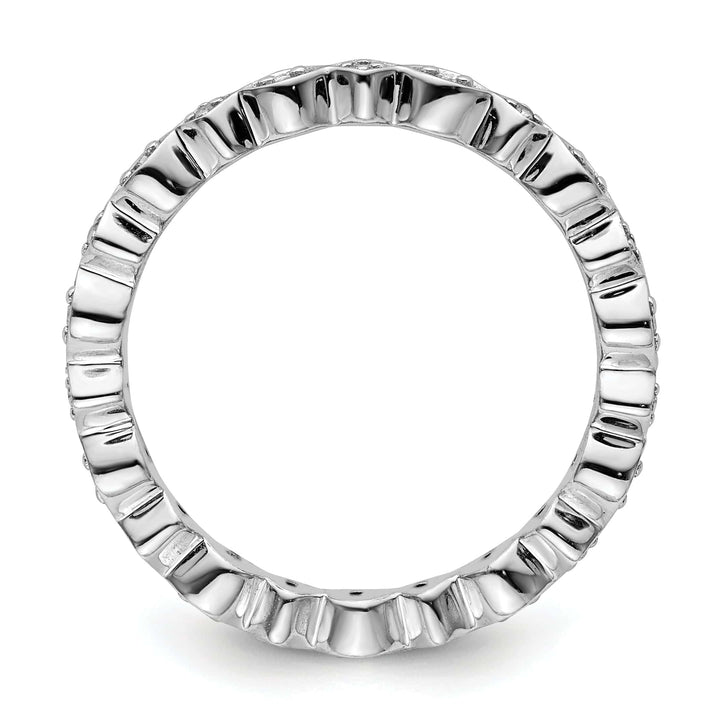 Stackable Expressions Ring Sterling Silver Stackable Expressions Diamond Ring