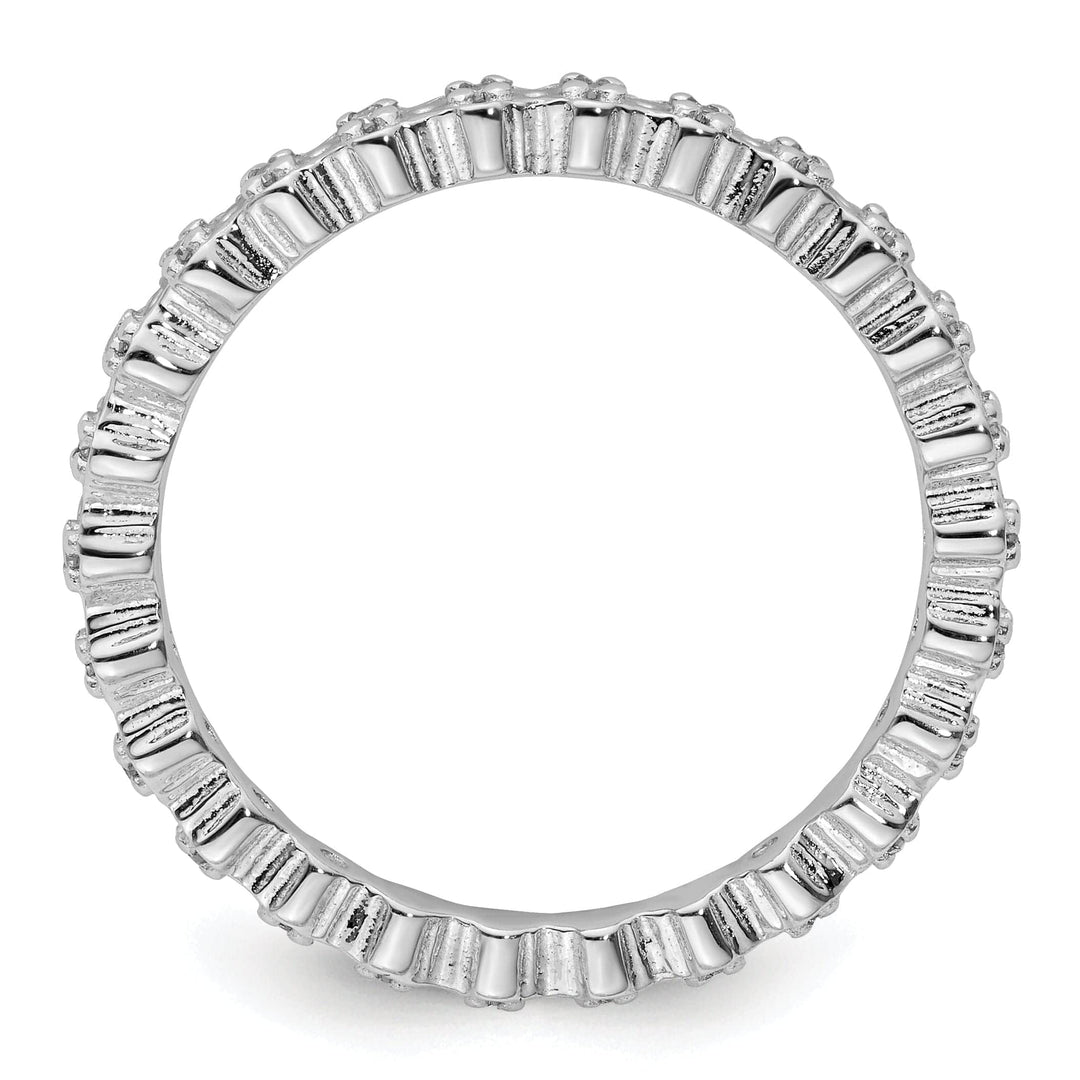 Stackable Expressions Ring Sterling Silver Stackable Expressions Diamond Ring