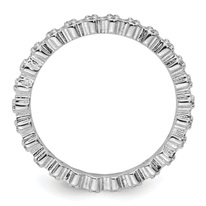 Stackable Expressions Ring Sterling Silver Stackable Expressions Diamond Ring