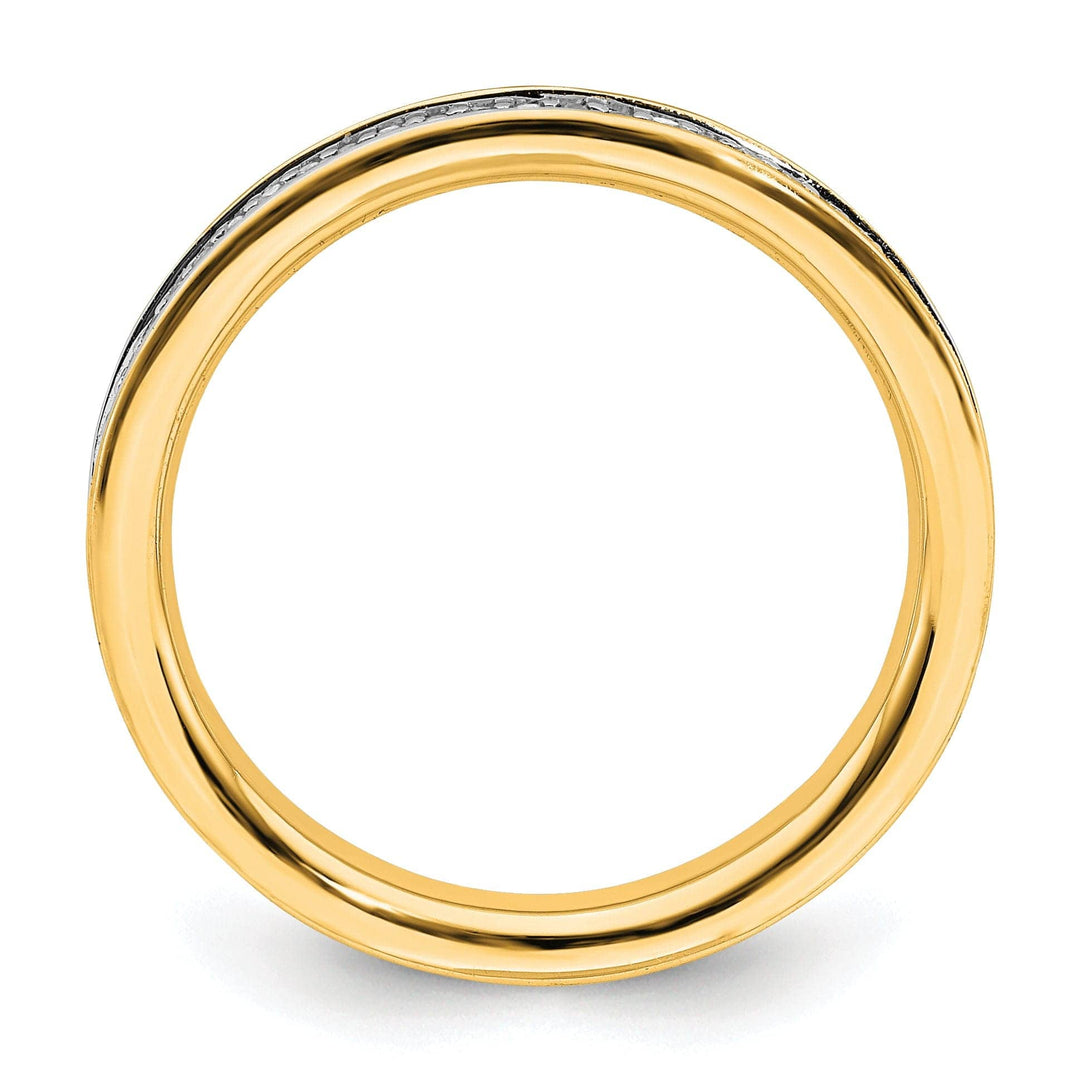 Stackable Expressions Ring Sterling Silver Stackable Expressions Diamond Ring