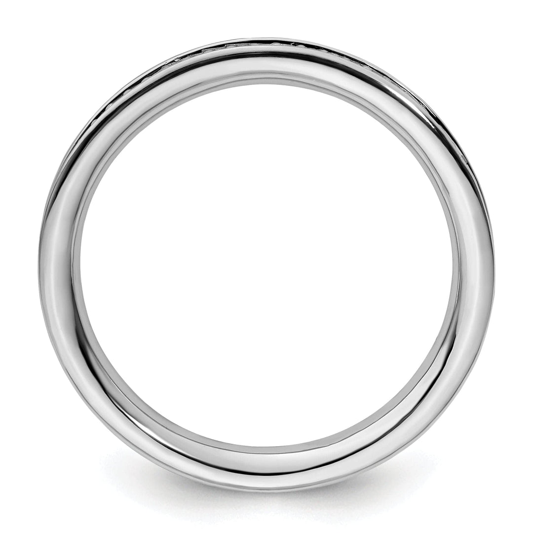 Stackable Expressions Ring Sterling Silver Stackable Expressions Diamond Ring