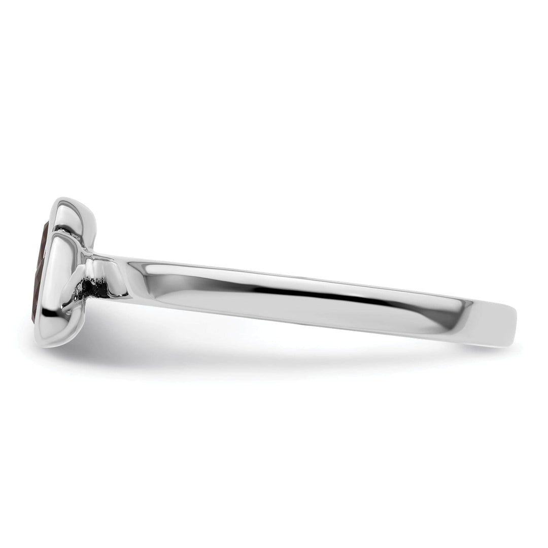 Stackable Expressions Ring Sterling Silver Stackable Expressions Garnet Ring