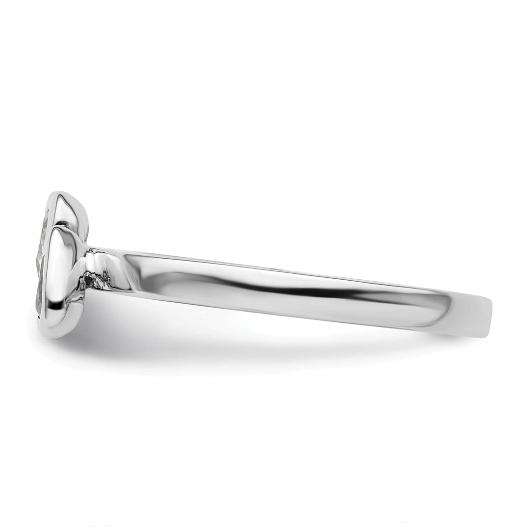 Stackable Expressions Ring Sterling Silver Stackable Expressions Heart Ring