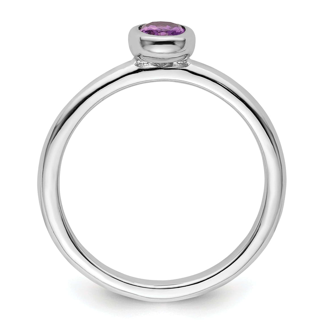 Stackable Expressions Ring Sterling Silver Stackable Expressions Oval Ring