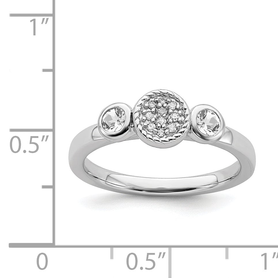 Stackable Expressions Ring Sterling Silver Stackable Expressions Ring