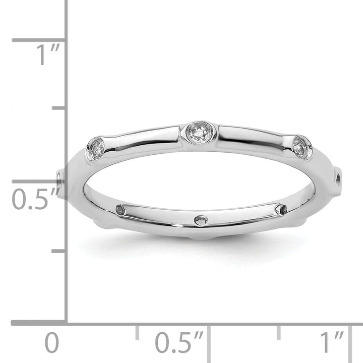 Stackable Expressions Ring Sterling Silver Stackable Expressions Ring