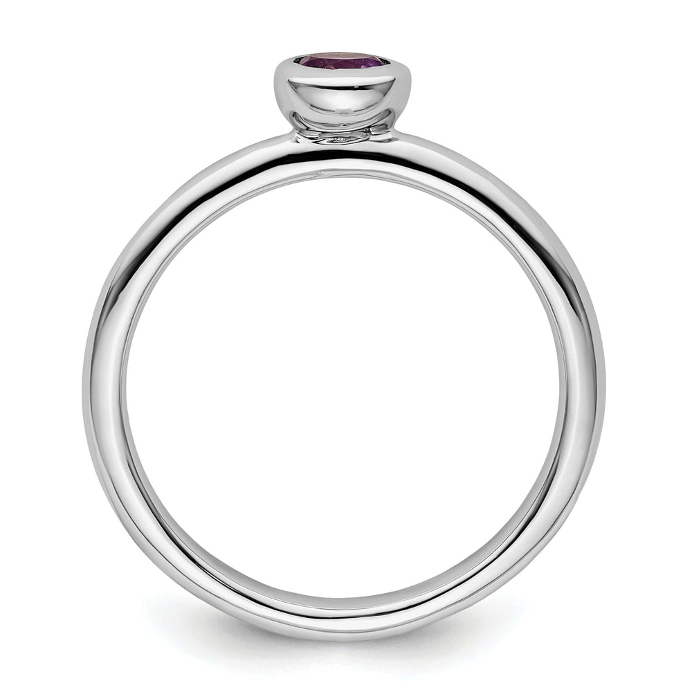 Stackable Expressions Ring Sterling Silver Stackable Expressions Round Ring