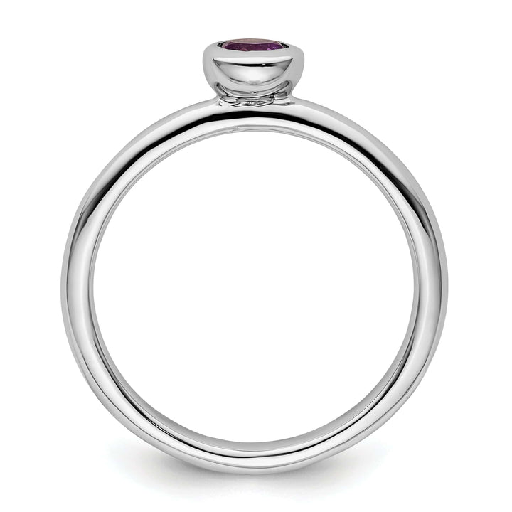Stackable Expressions Ring Sterling Silver Stackable Expressions Round Ring