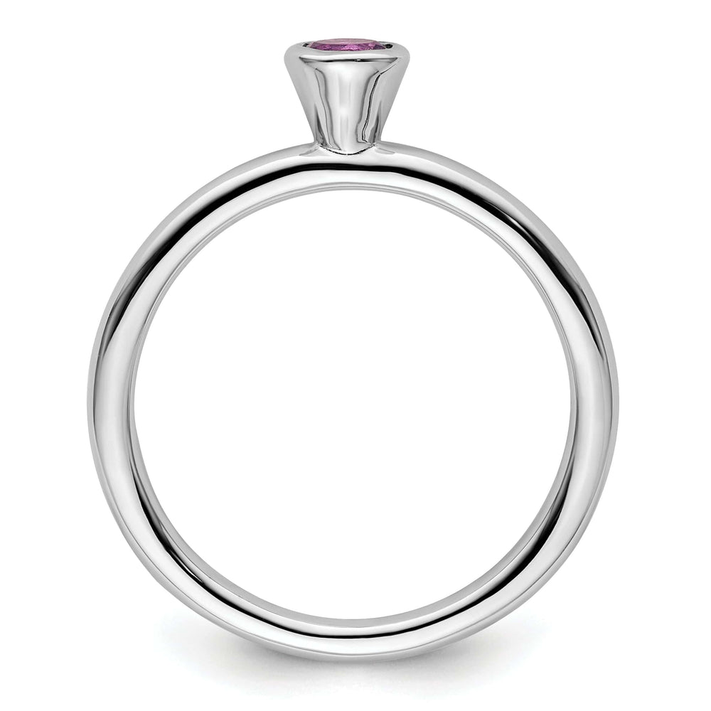 Stackable Expressions Ring Sterling Silver Stackable Expressions Round Ring