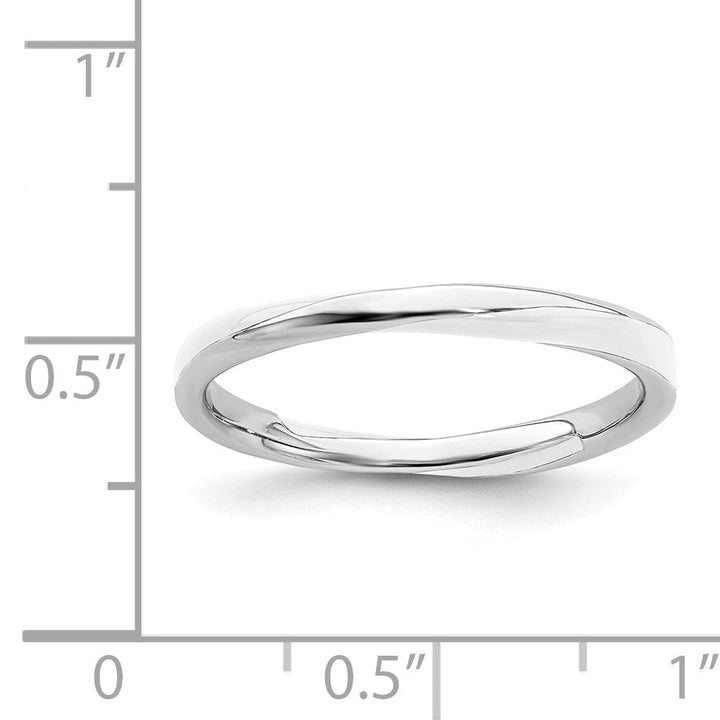 Stackable Expressions Ring Sterling Silver White Enameled Stackable Ring