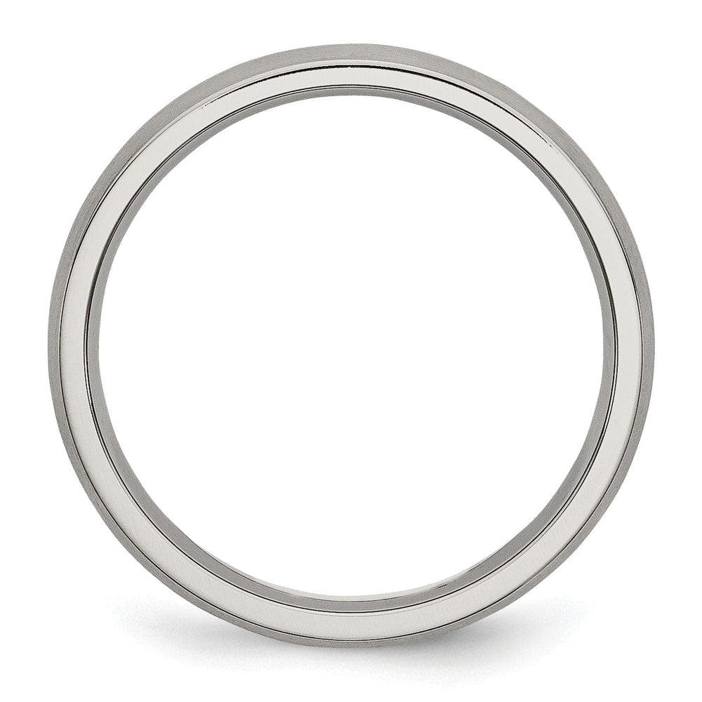 Bridal Ring Titanium Brushed Comfort Fit Wedding Band