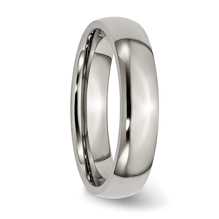 Bridal Ring Titanium Polished 5MM Band