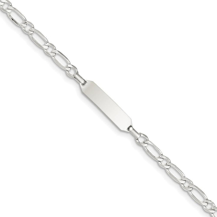 Silver Polish Engraveable Childrens ID Bracelet