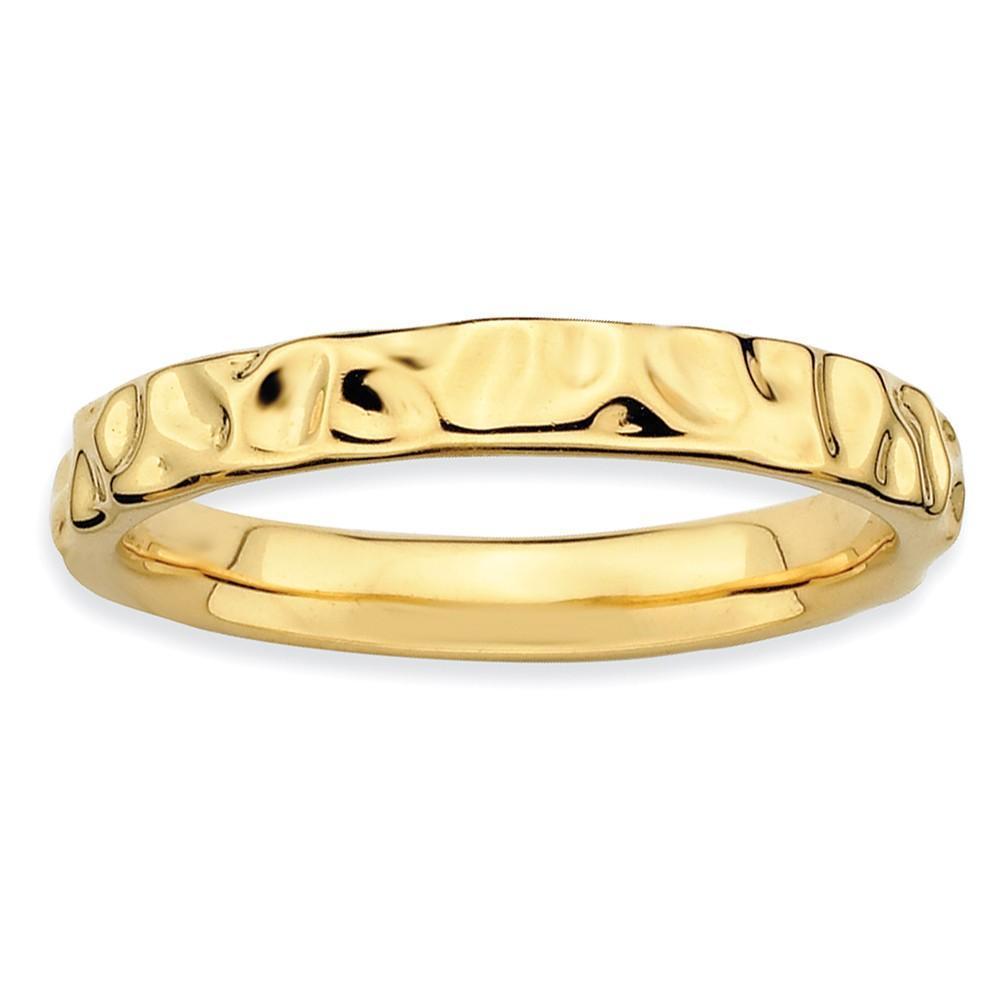 Sterling Silver Gold-Plated Ring