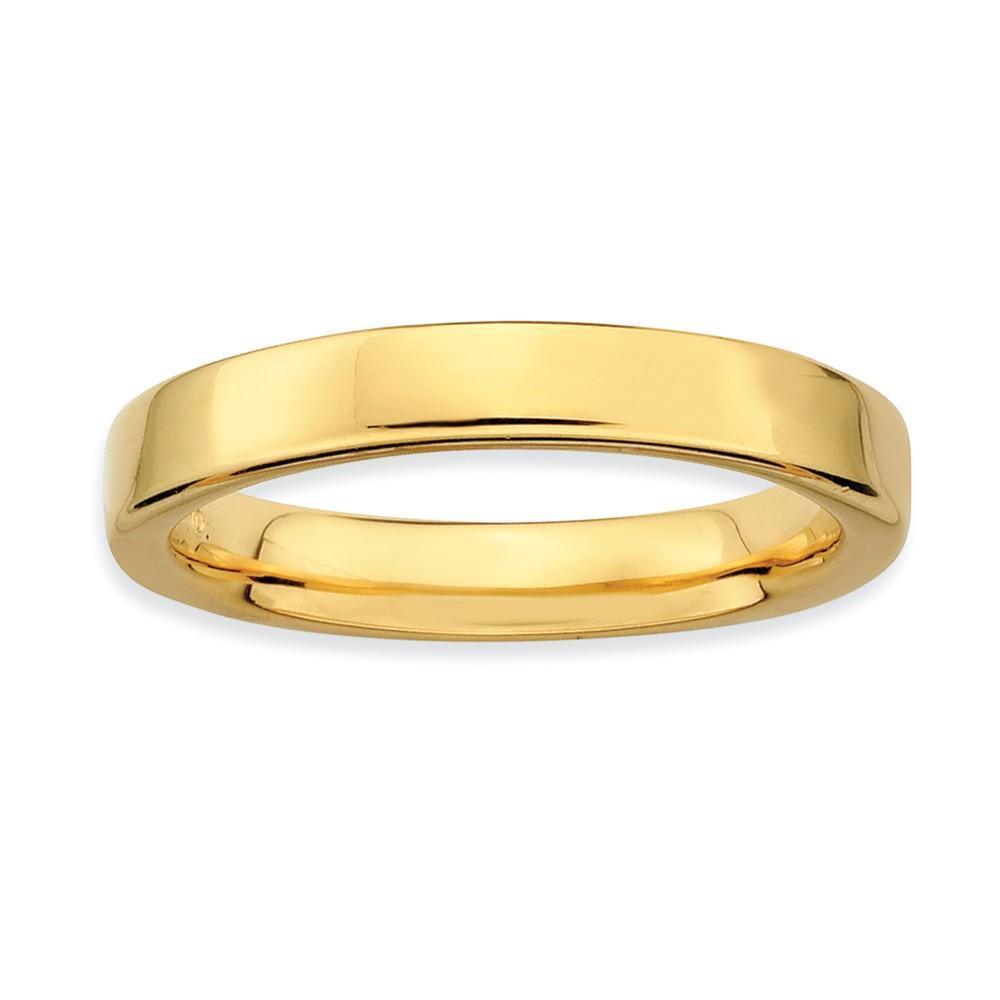 Sterling Silver Gold-Plated Ring