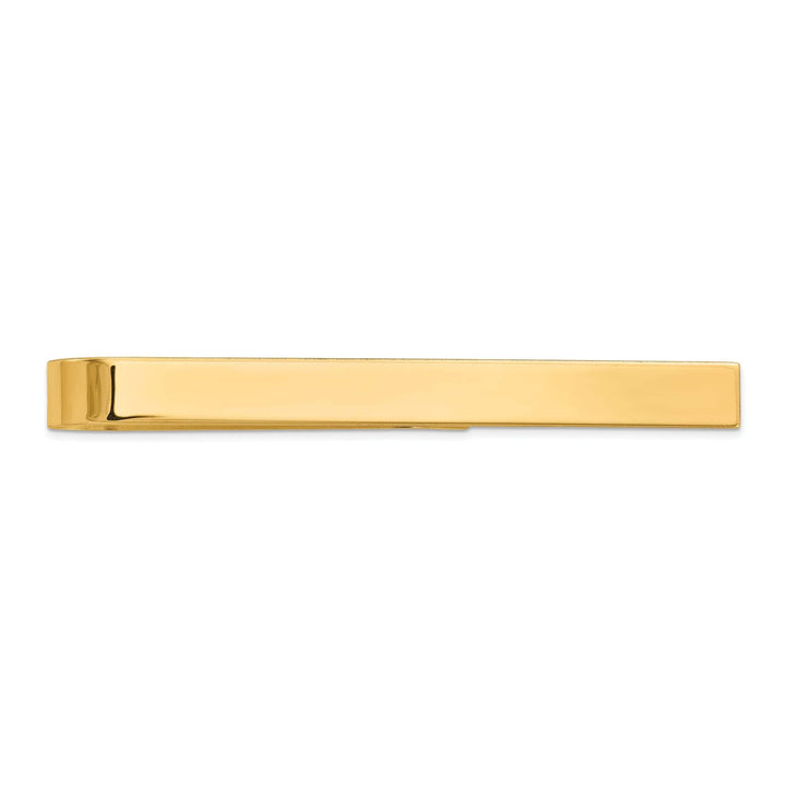 Lovely Rita's Tie Bar 14k Yellow Gold Solid Engravable Tie Bar