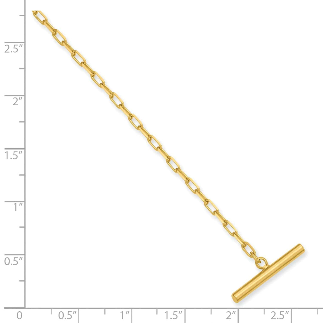 Kelly Waters Tie Chain Gold Plated Cable Link Tie Chain