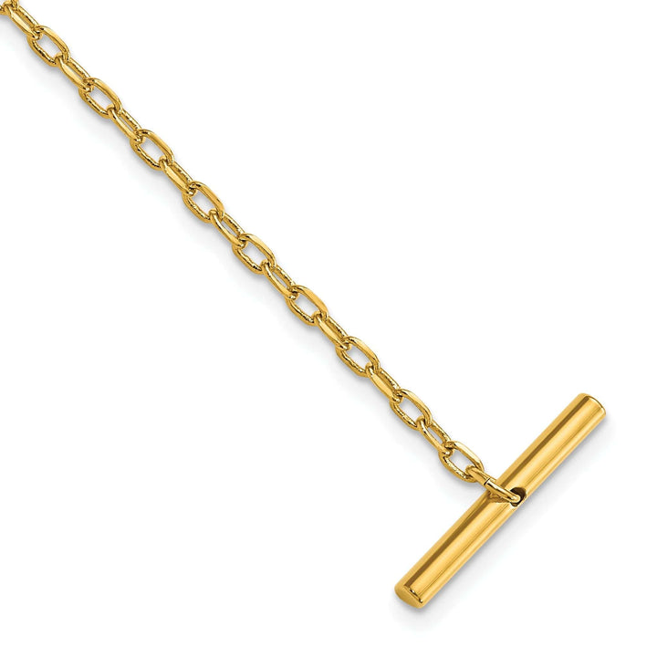 Kelly Waters Tie Chain Gold Plated Cable Link Tie Chain
