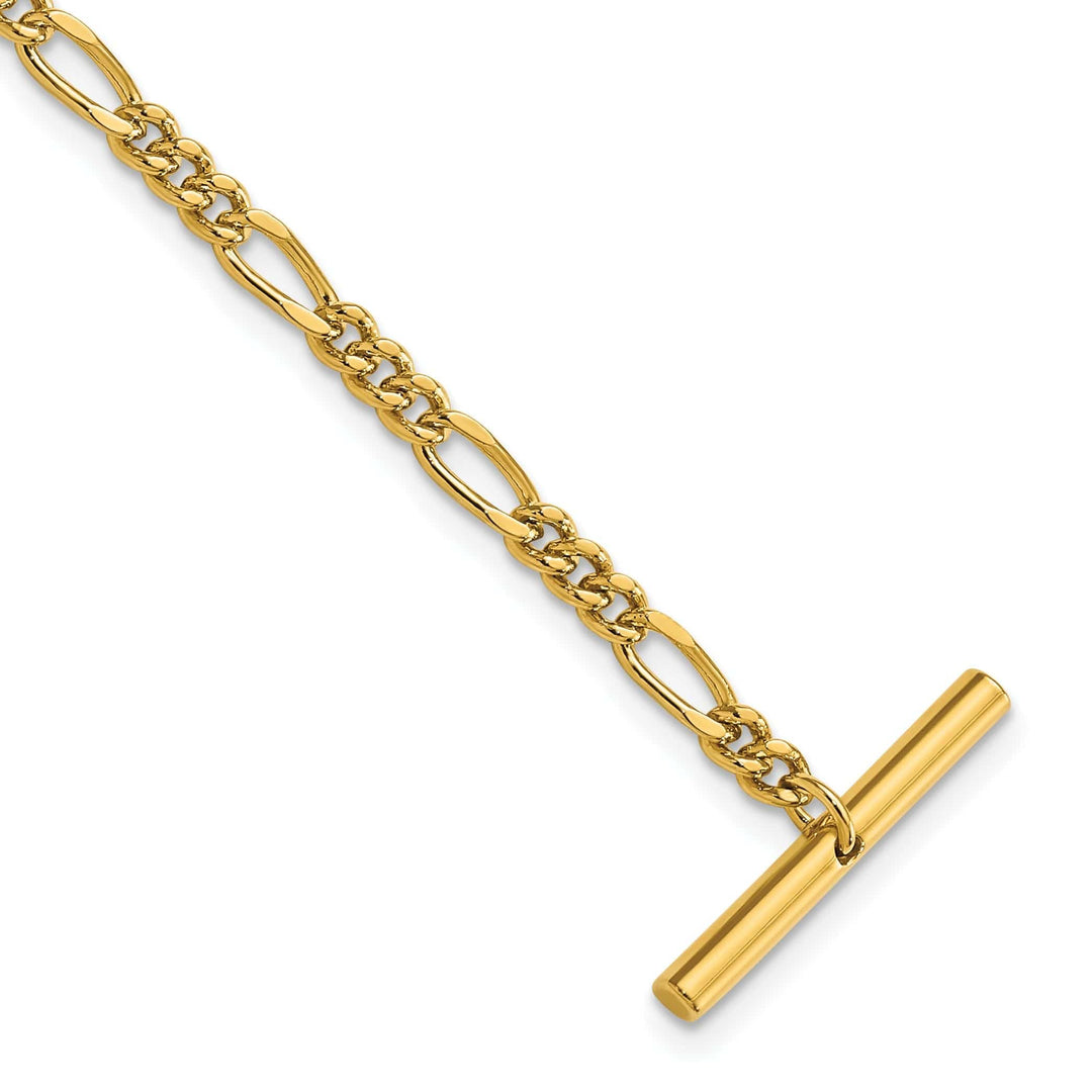Kelly Waters Tie Chain Gold Plated Figaro Tie Chain