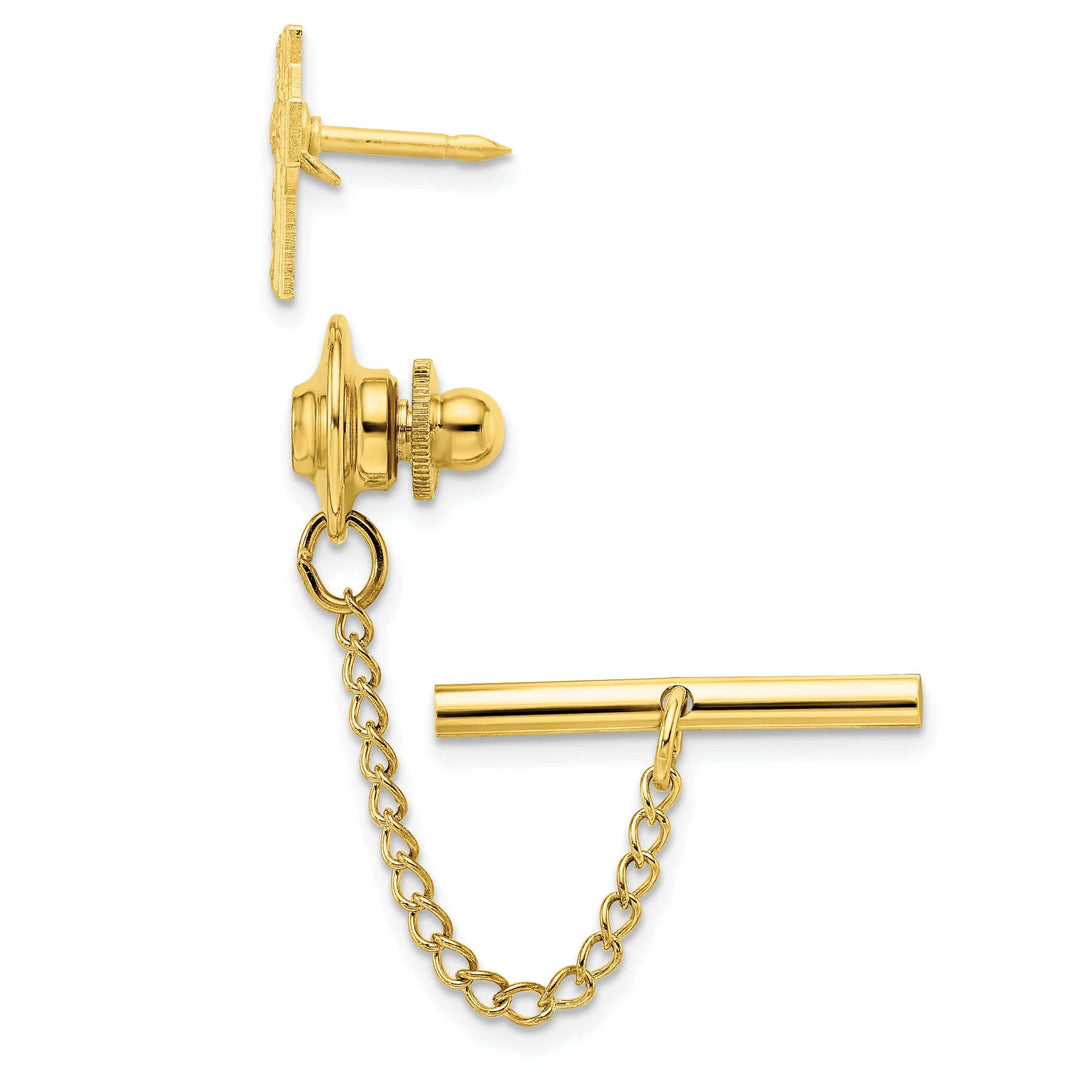 Kelly Waters Tie Tac Gold Plated Celtic Cross Tie Tac