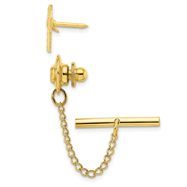 Kelly Waters Tie Tac Gold Plated Celtic Cross Tie Tac