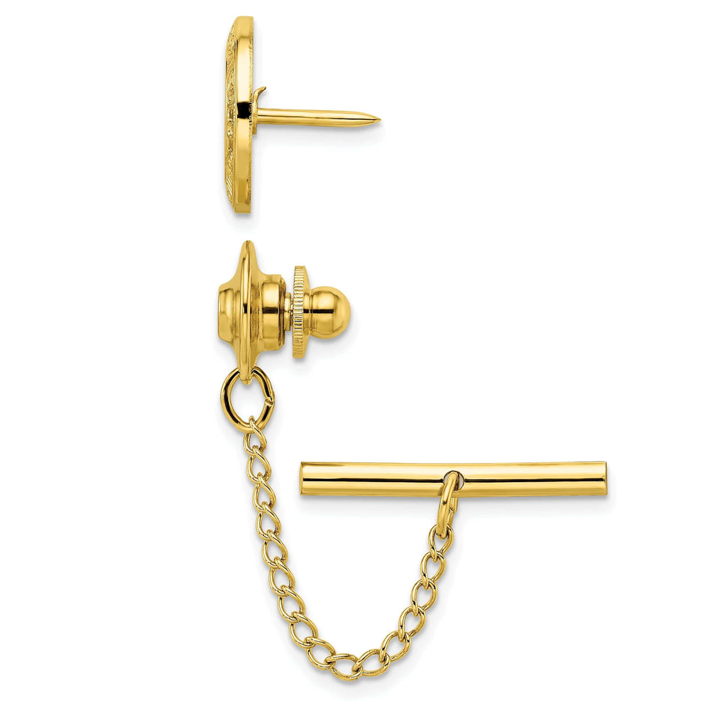 Kelly Waters Tie Tac Gold Plated Round Tie Tac