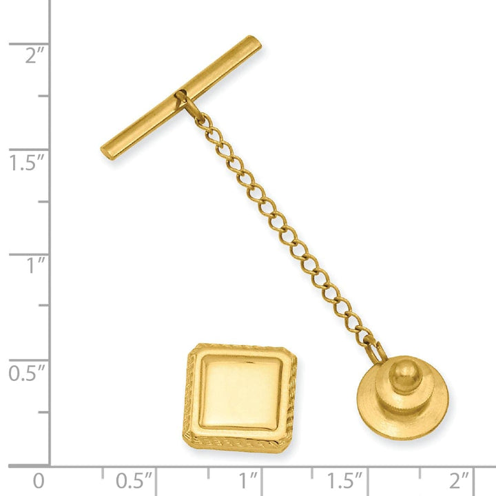Kelly Waters Tie Tac Gold Plated Square Tie Tac