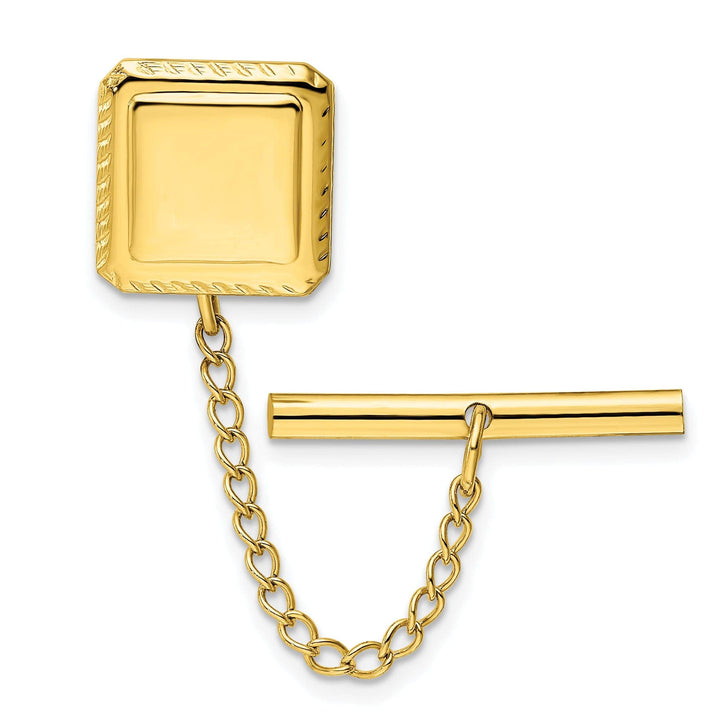 Kelly Waters Tie Tac Gold Plated Square Tie Tac