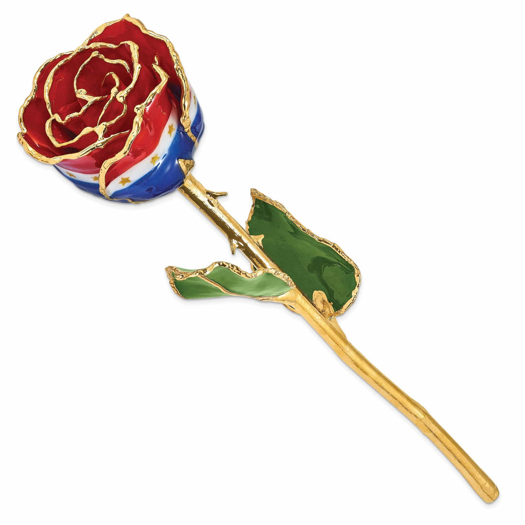 Lovely Rita's Trimmed Rose 24k Gold Plated Trim Liberty Rose