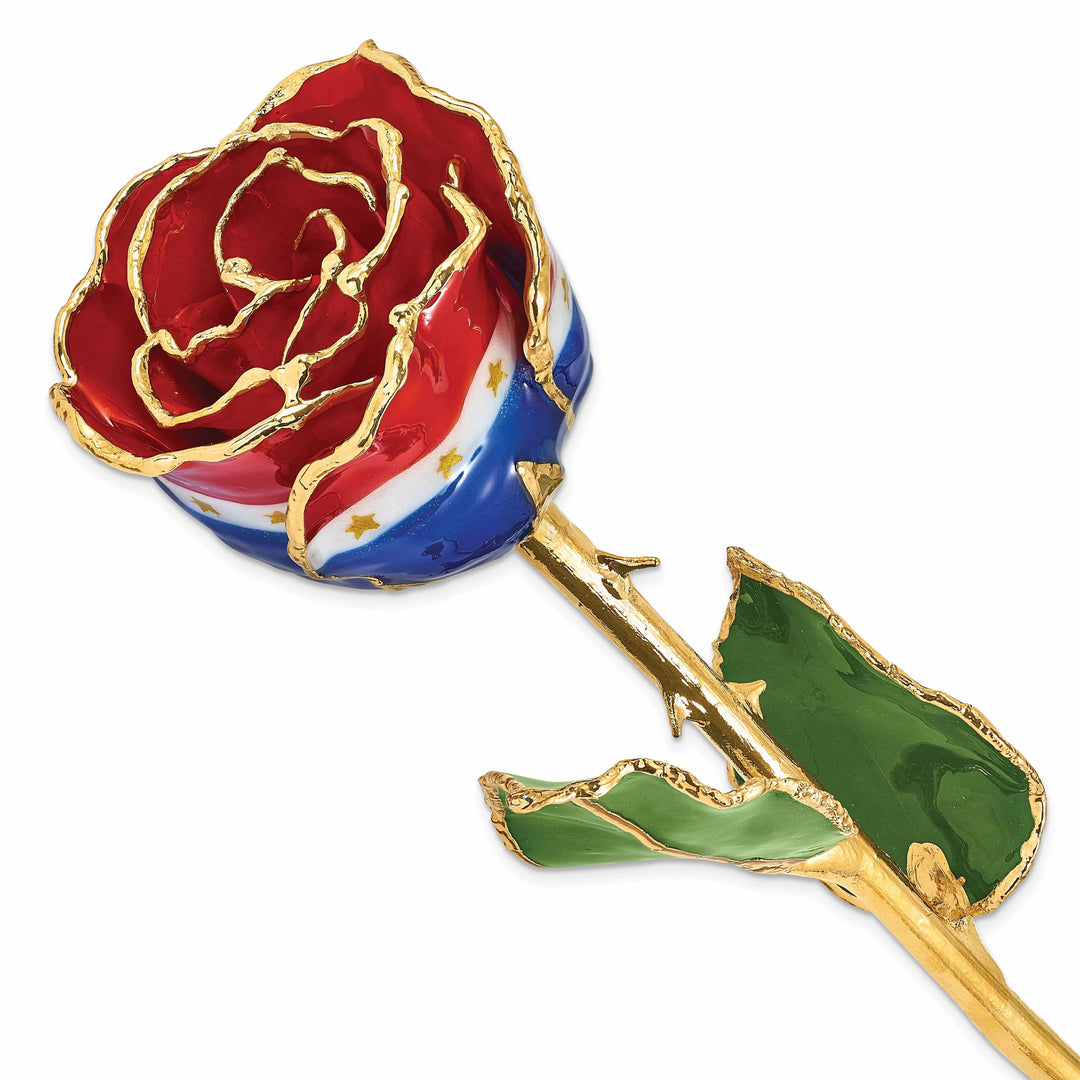 Lovely Rita's Trimmed Rose 24k Gold Plated Trim Liberty Rose
