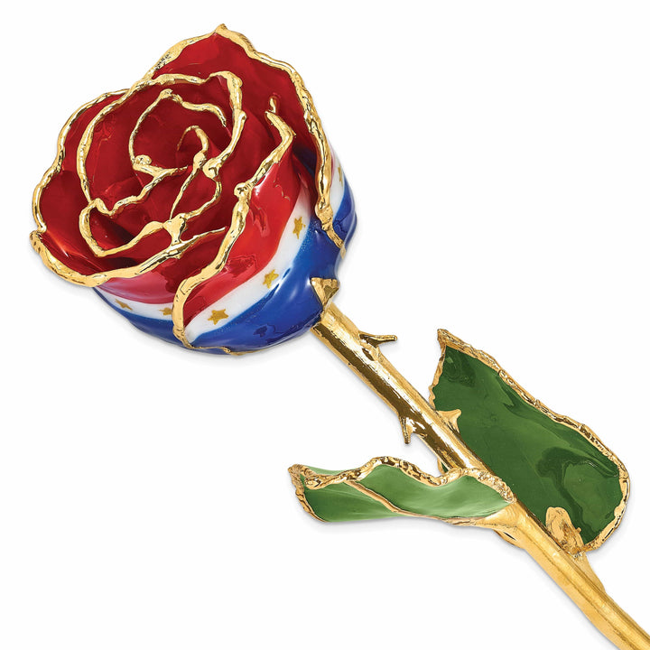 Lovely Rita's Trimmed Rose 24k Gold Plated Trim Liberty Rose