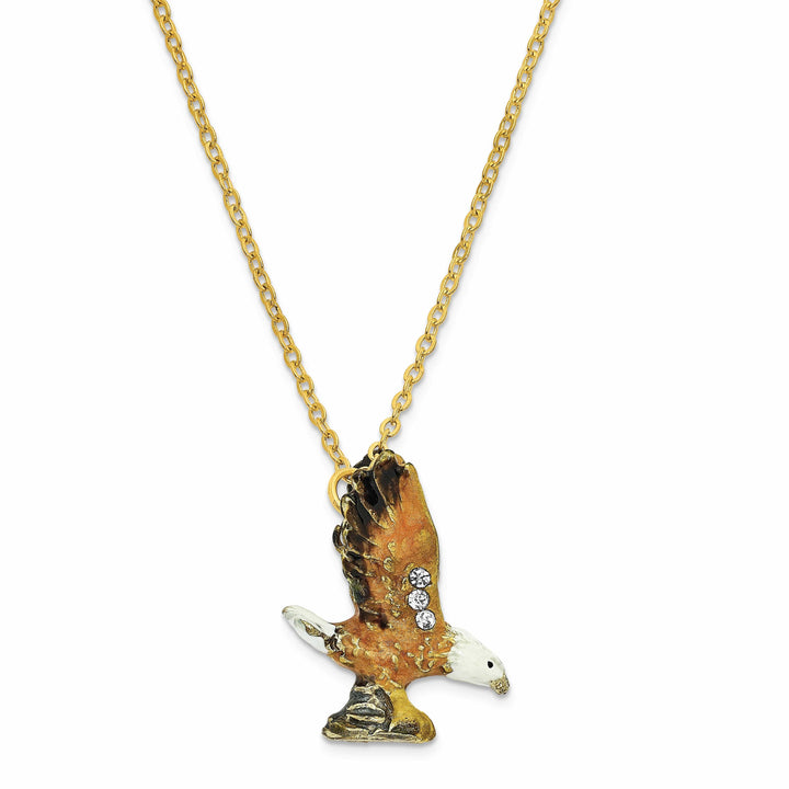 Jere Collection Trinket Box Bejeweled Pewter Majestic Eagle Trinket Box