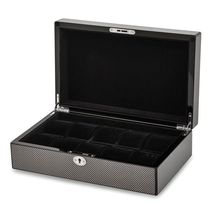 Lovely Rita's Watch Case High Gloss Black Carbon Fiber 10-Watch Case