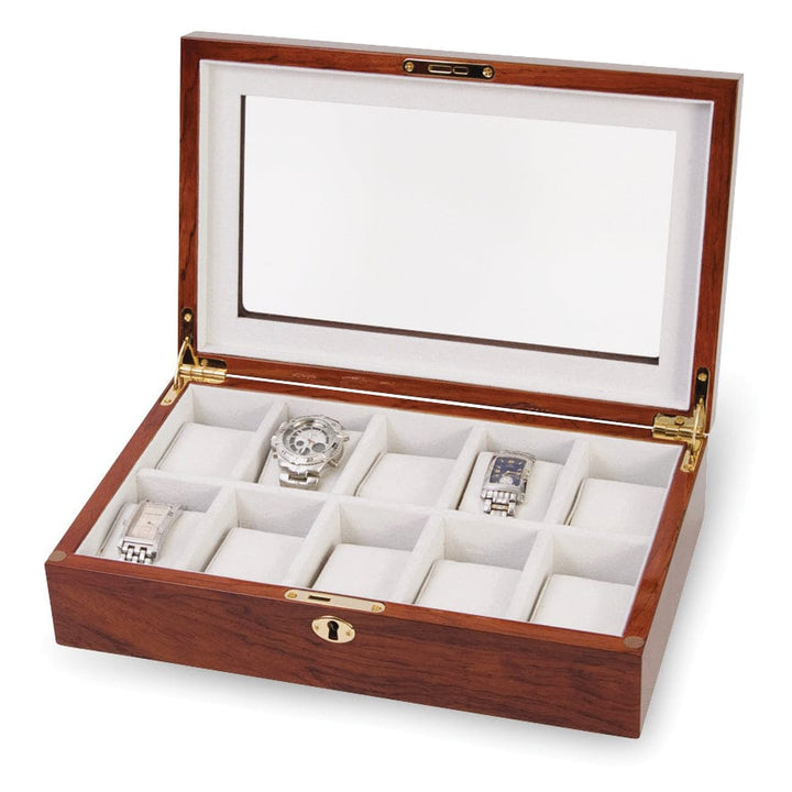 Lovely Rita's Watch Case Rosewood with Window Top 10-Watch Case