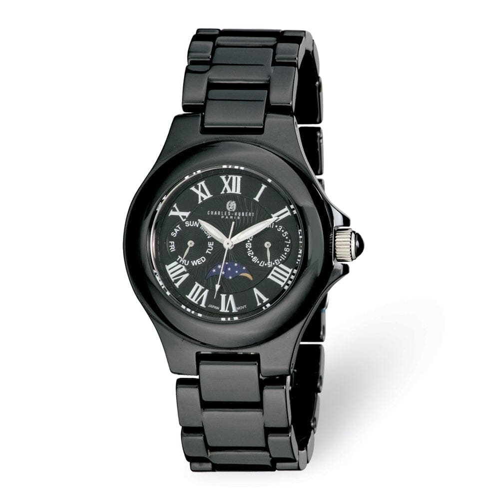 Lovely Rita's Watch Men Charles Hubert Black Ceramic Watch
