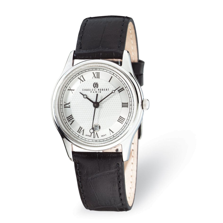 Lovely Rita's Watch Men Charles Hubert Stainless Steel Leather Watch