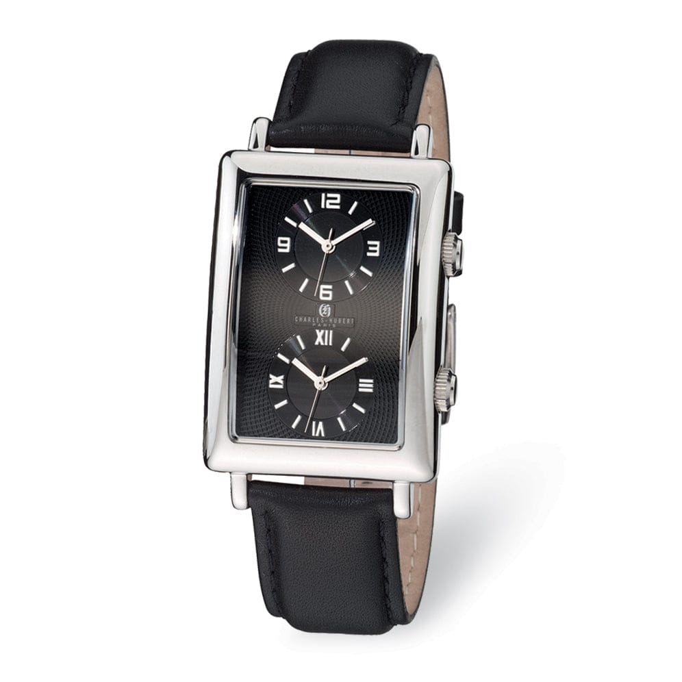 Lovely Rita's Watch Men's Charles Hubert Dual Time Black Dial Watch